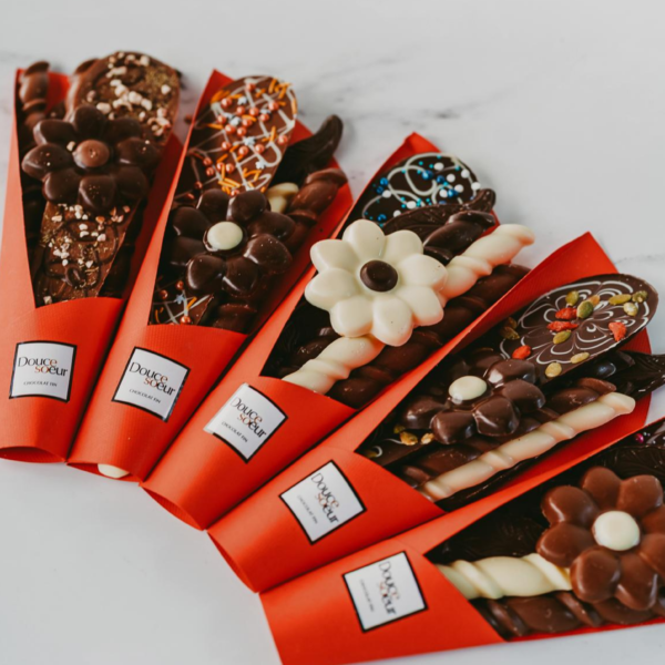 Bouquet de fleurs en chocolat – Image 2